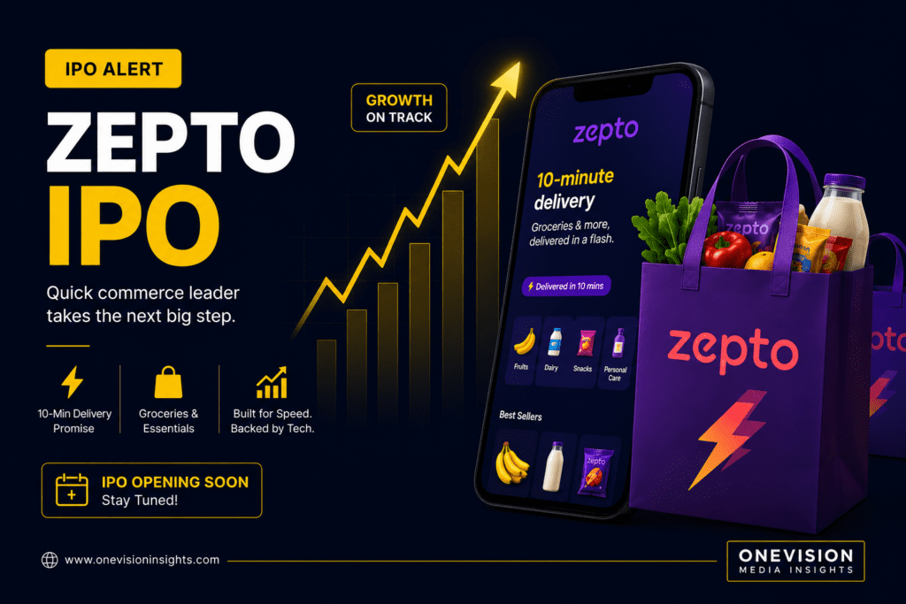 zepto ipo news about SEBI approval, listing timeline, and investor implications, Onevisionmedia, Onevisionmedia.in