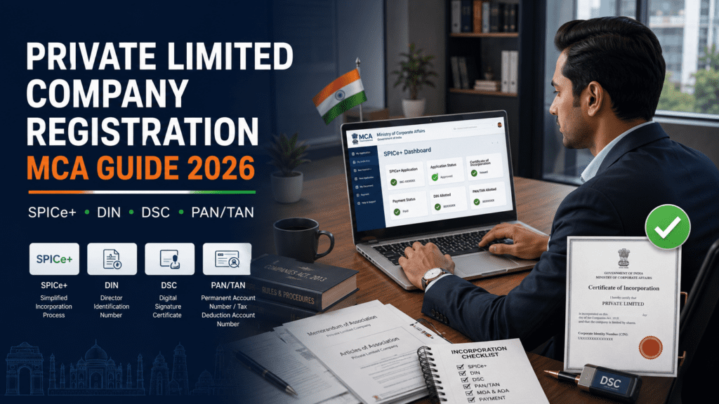 How to Register a Private Limited Company in India - MCA Portal Guide