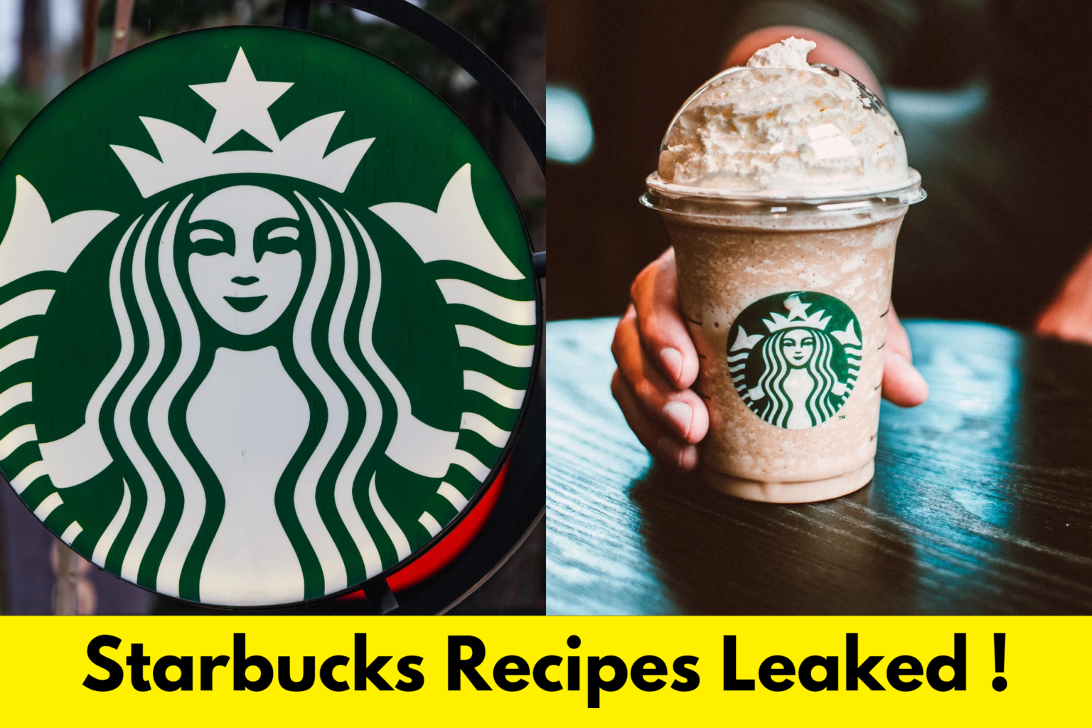 Starbucks Secret Recipes Scandal 41 Leaked Drinks Revealed