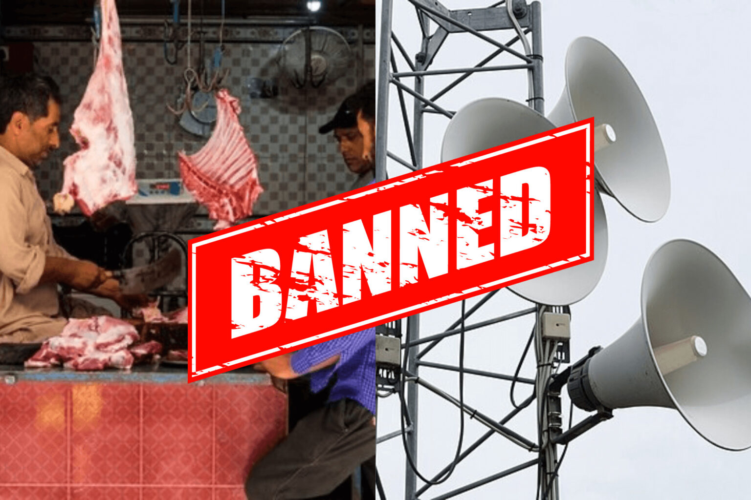 C.M. Mohan Yadav Takes Bold Action Ban on Loudspeakers and Open Meat Selling