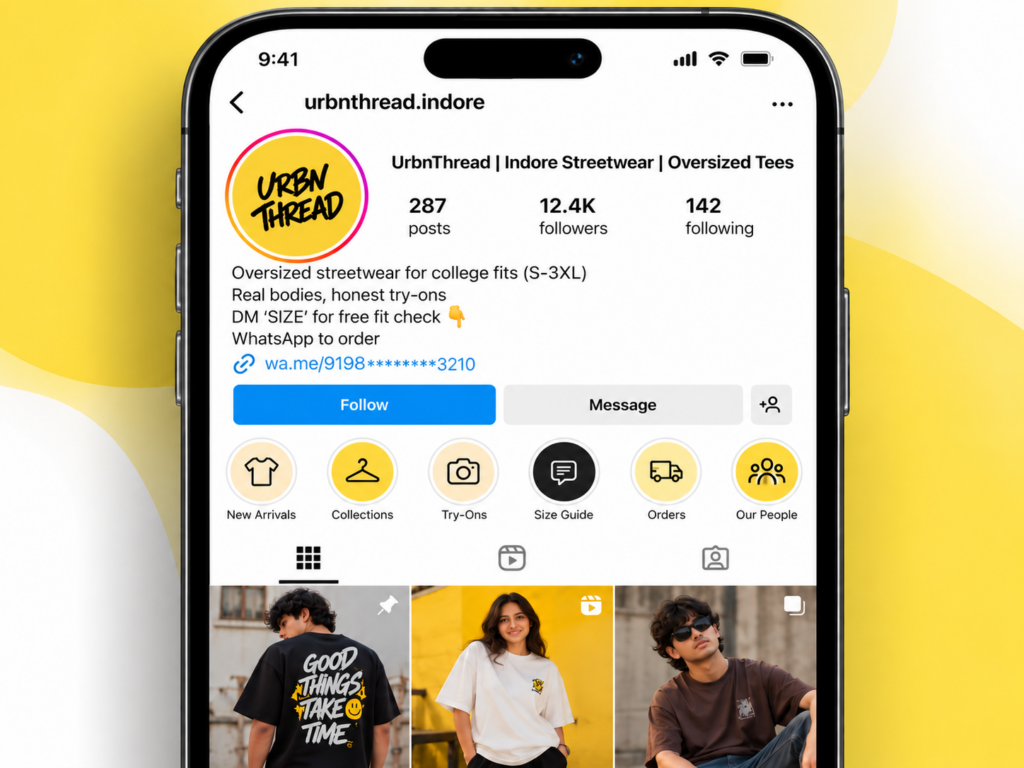 Instagram Profile Optimization for a New Fashion Brand