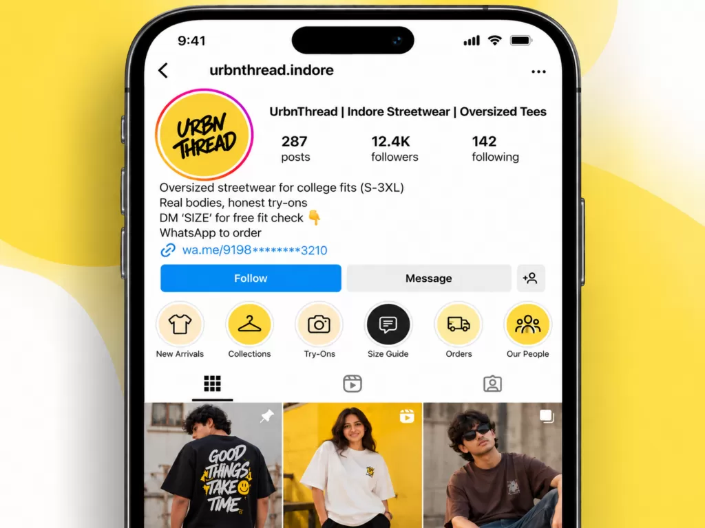 Instagram Profile Optimization for a New Fashion Brand