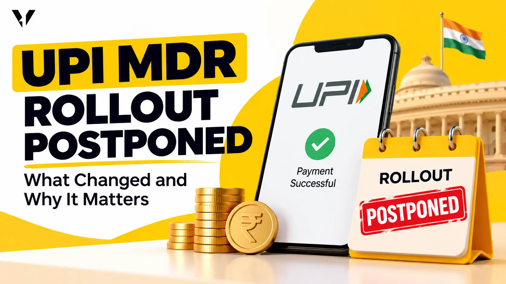 UPI MDR Rollout Postponed - Onevisionmedia.in